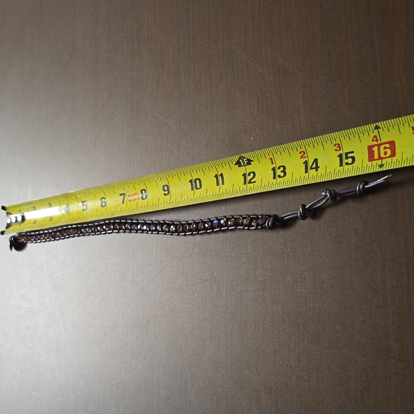 Wrap Bracelet, Elegant Purple Beaded Bracelet. 2 Wraps. Handmade. - Picture 10 of 16